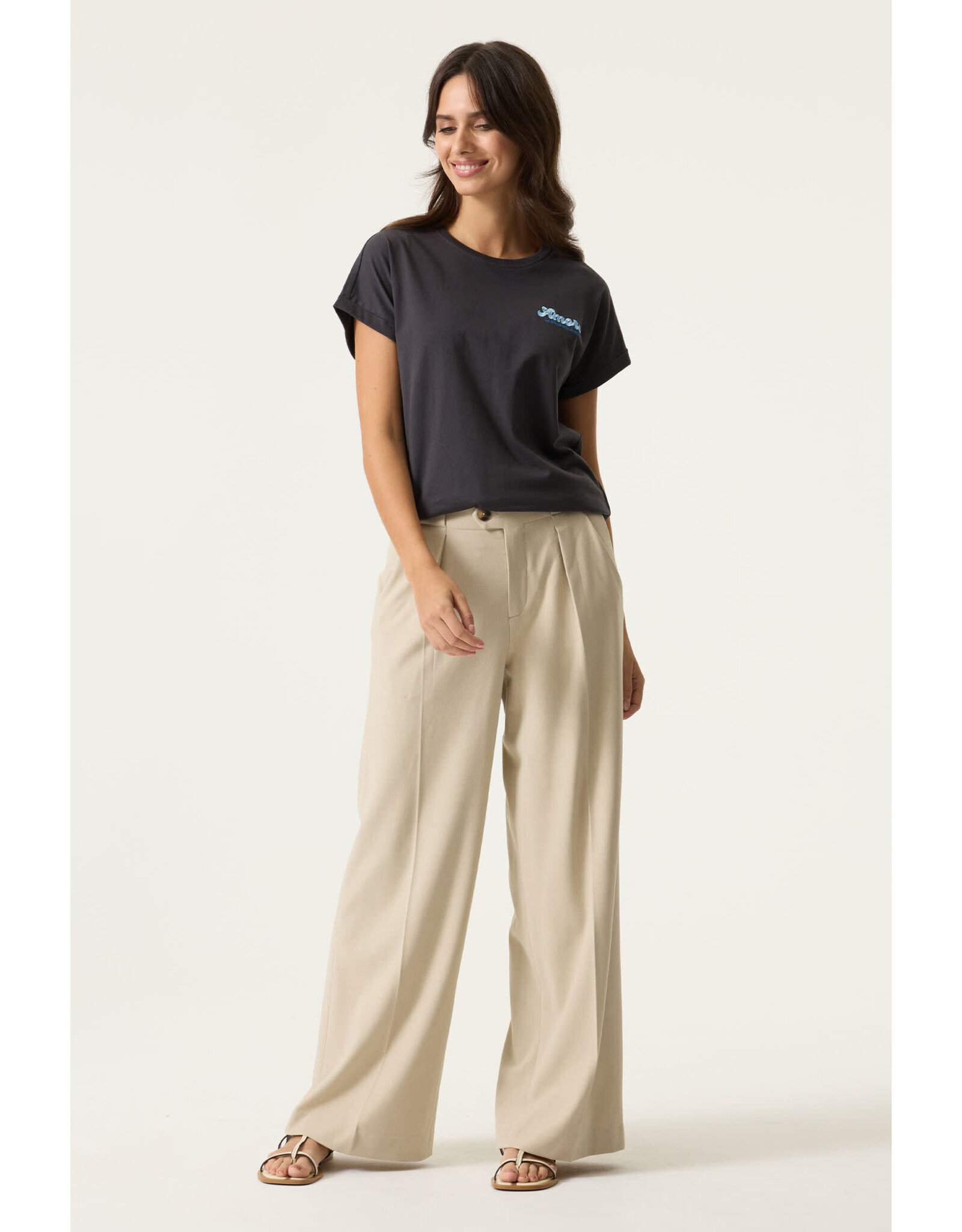 Garcia Garcia - Pleated Trousers (Stone)