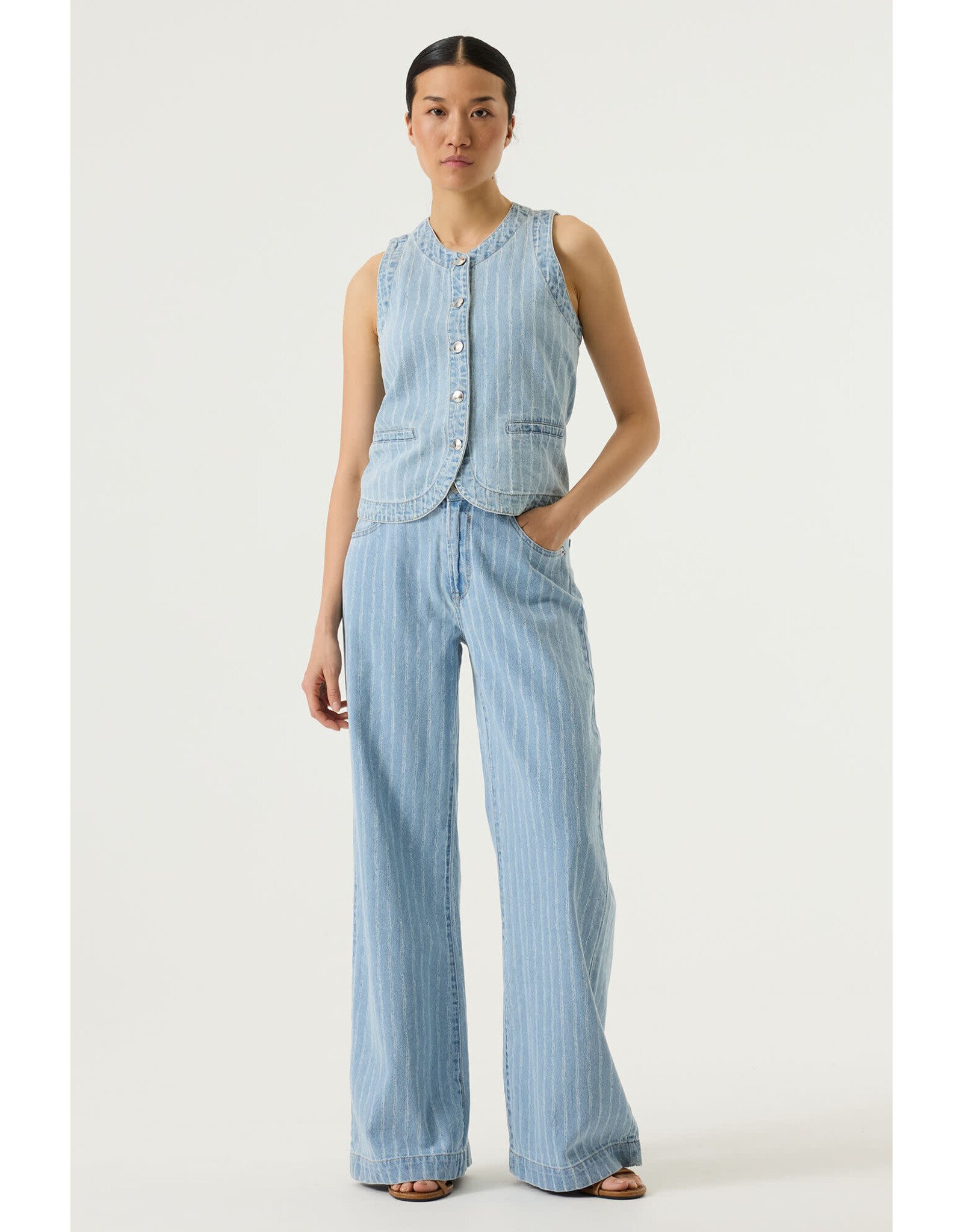 Garcia Garcia - Denim Vest (Stripe)