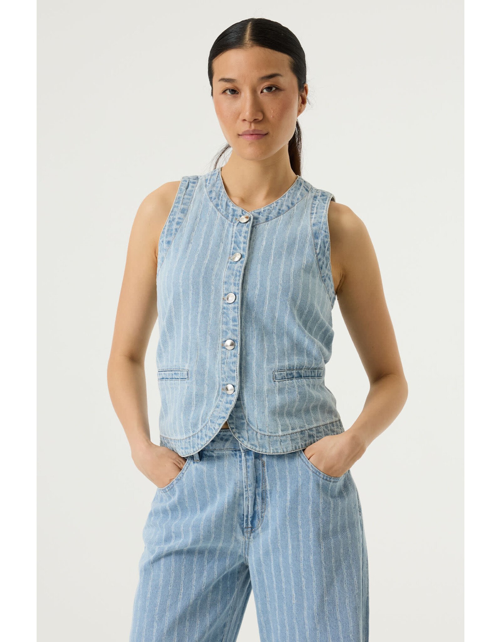 Garcia Garcia - Denim Vest (Stripe)