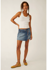 Free people Free People - Wynne Denim Skirt (Cornflower)