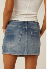 Free people Free People - Wynne Denim Skirt (Cornflower)