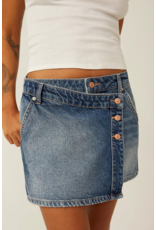 Free people Free People - Wynne Denim Skirt (Cornflower)
