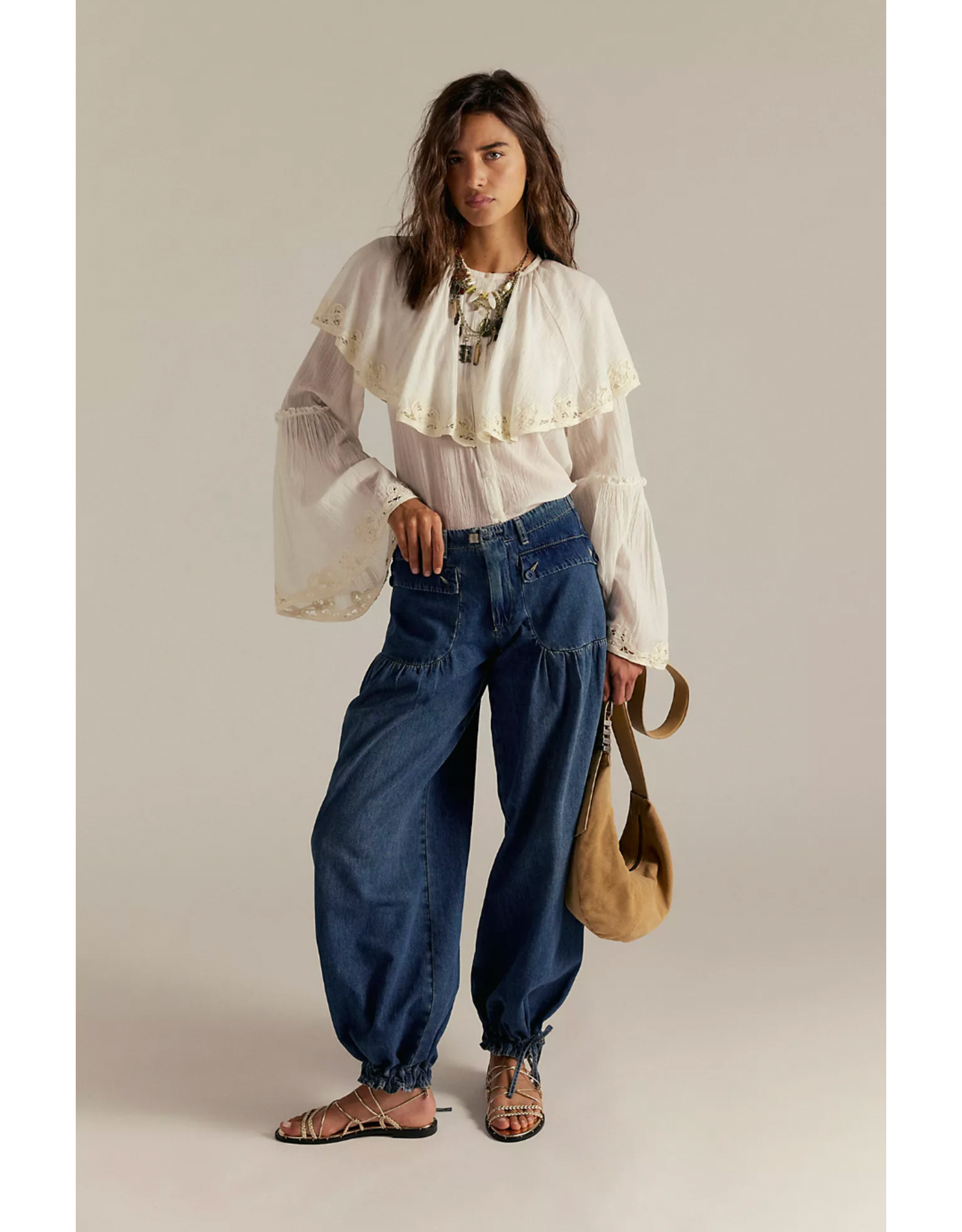 Free people Free People - Lotus Balloon Jeans (Juno)