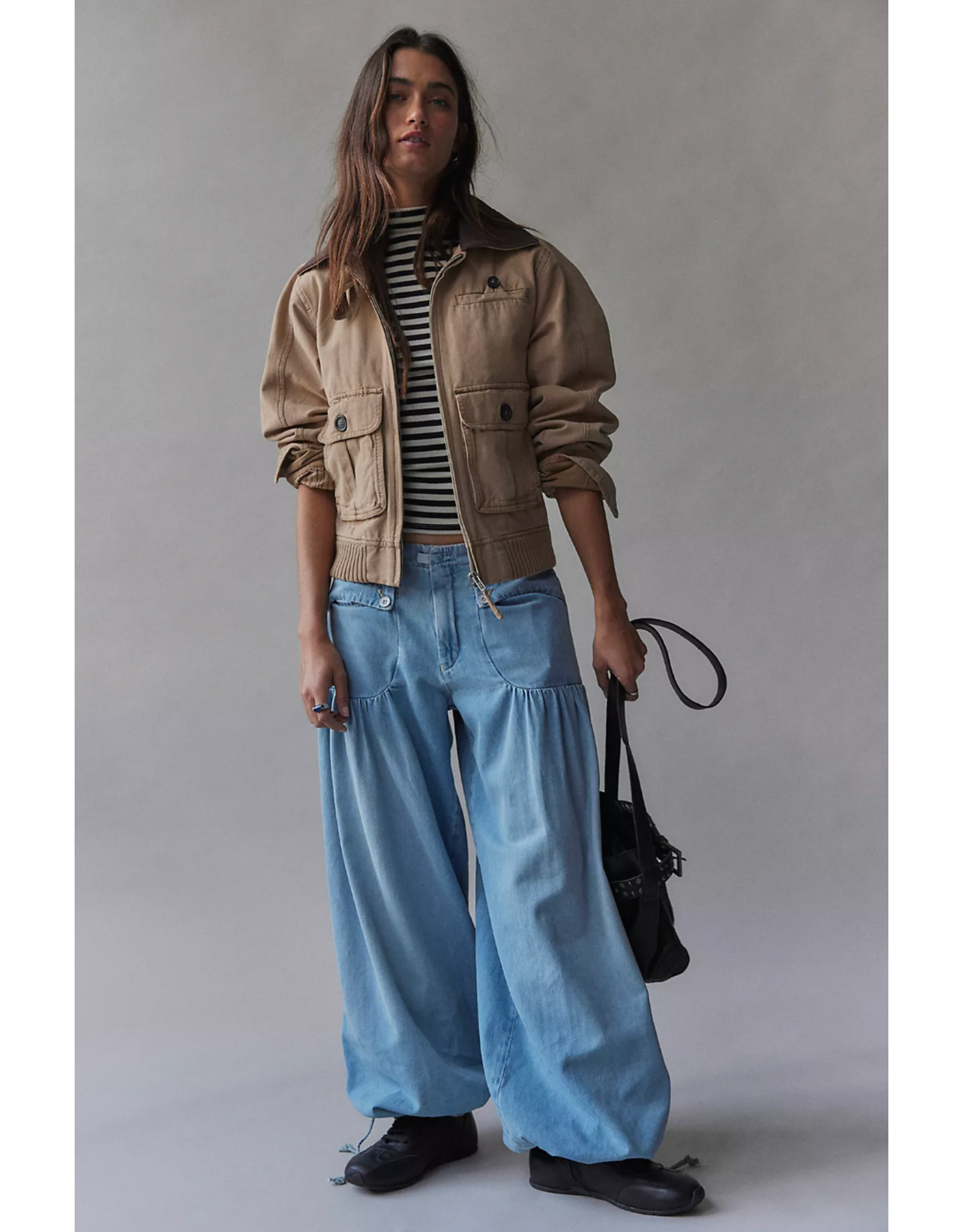 Free people Free People - Lotus Balloon Jeans (Bijou Blue)