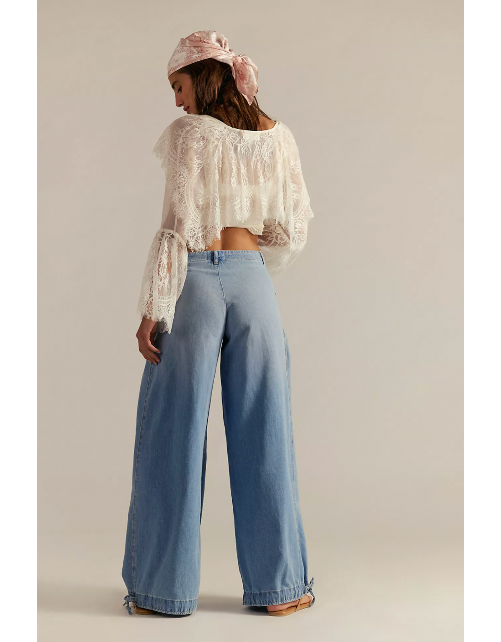Free people Free People - Lotus Balloon Jeans (Bijou Blue)