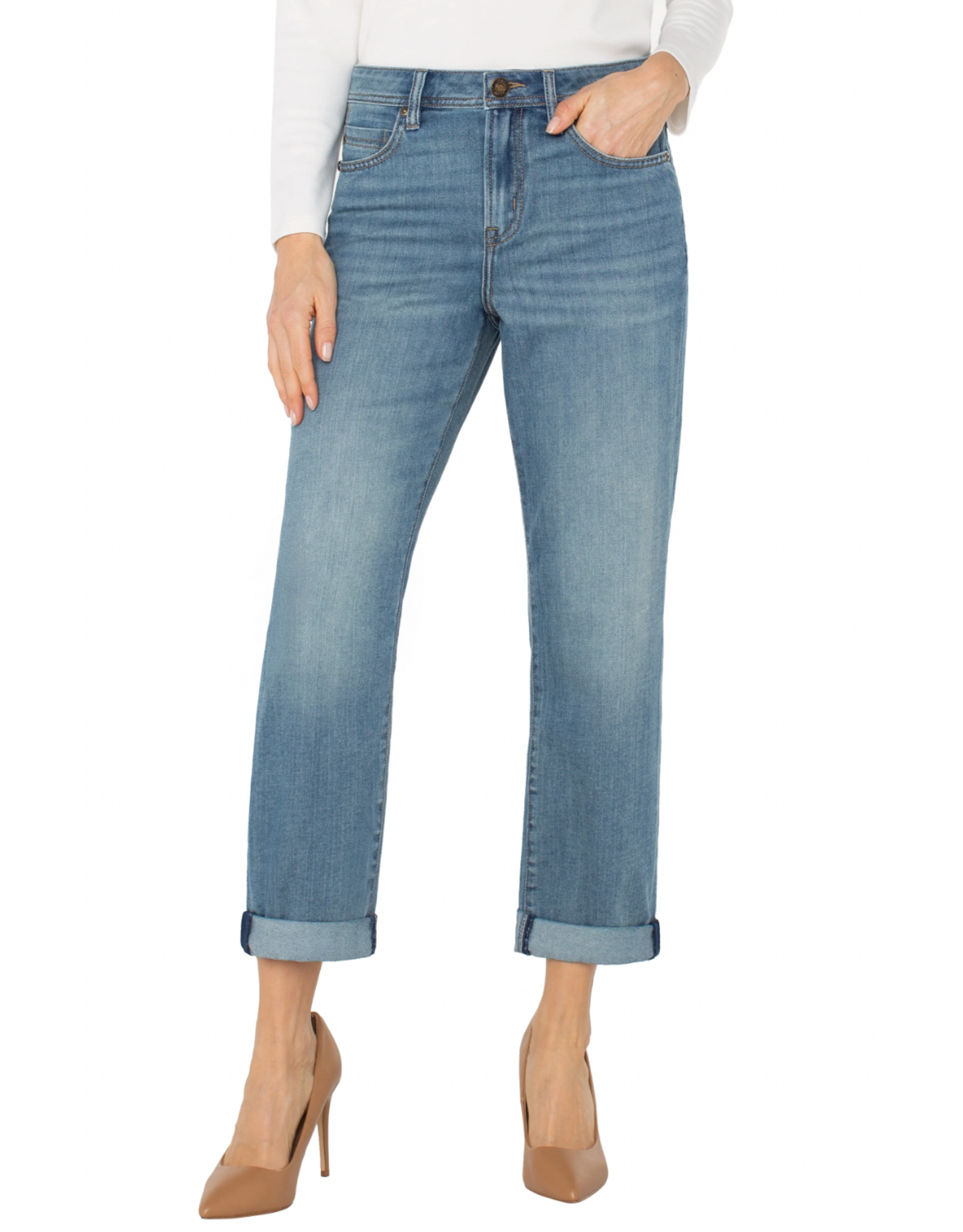 Liverpool Liverpool - The Keeper Boyfriend Jean - Zip Fly (Ashworth)