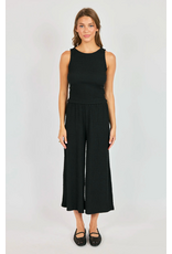 Sadie & Sage Sadie & Sage - Howdy Honey Textured Tank (Black)