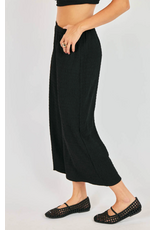 Sadie & Sage Sadie & Sage - Howdy Honey Textured Pants (Black)