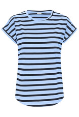 b.young b.young - Pamila Jersey Knit Striped Tee (Blue)