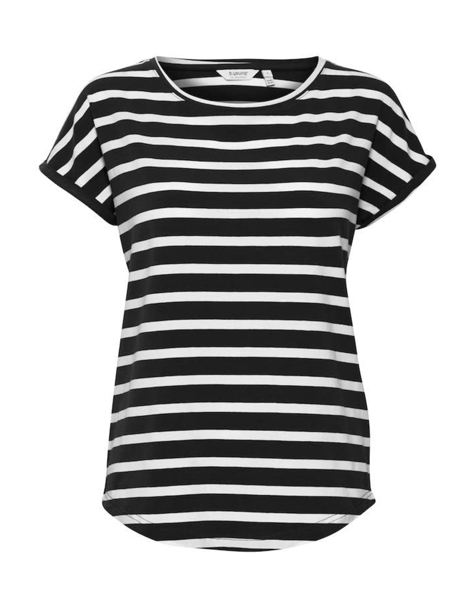 b.young b.young - Pamila Jersey Knit Striped Tee (Off White)