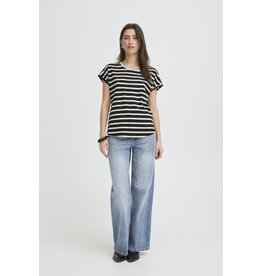 b.young b.young - Pamila Jersey Knit Striped Tee (Off White)