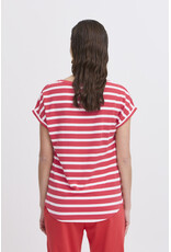 b.young b.young - Pamila jersey knit striped tee (Pointsettia Stripe)