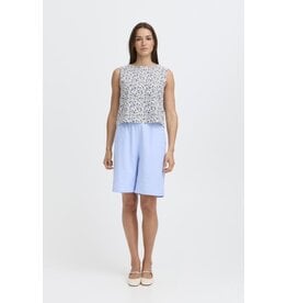 b.young b.young - Falakka O Neck Sleeveless Top (Medieval Blue)