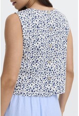 b.young b.young - Falakka O Neck Sleeveless Top (Medieval Blue)