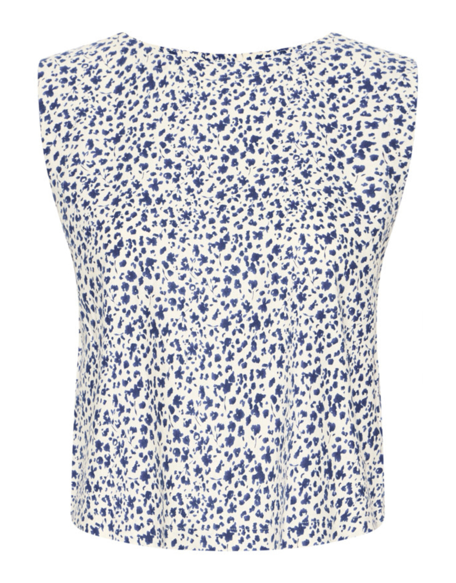b.young b.young - Falakka O Neck Sleeveless Top (Medieval Blue)