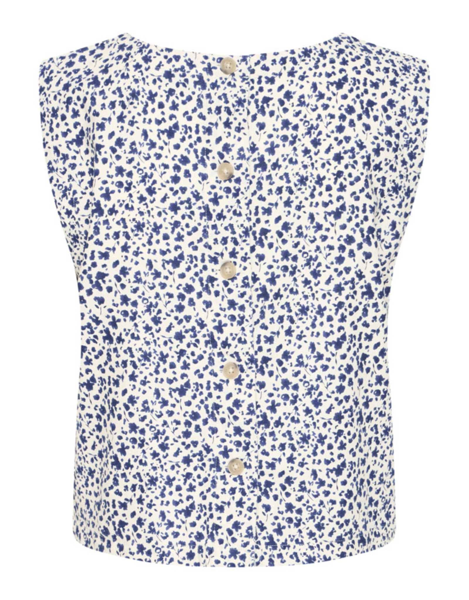 b.young b.young - Falakka O Neck Sleeveless Top (Medieval Blue)