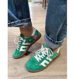 Gola Back 70 - Ghost (Green Satin - Flowers)