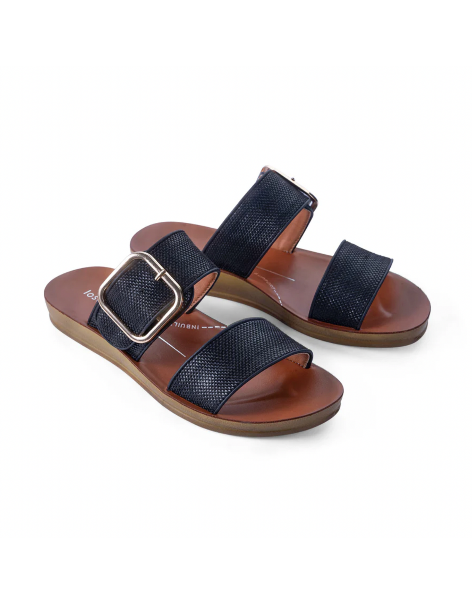 Los Cabos Los Cabos - Doti (Black Raffia)