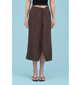 Astrid Astrid - Midi Length Skirt (Brown)