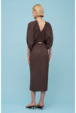 Astrid Astrid - Midi Length Skirt (Brown)