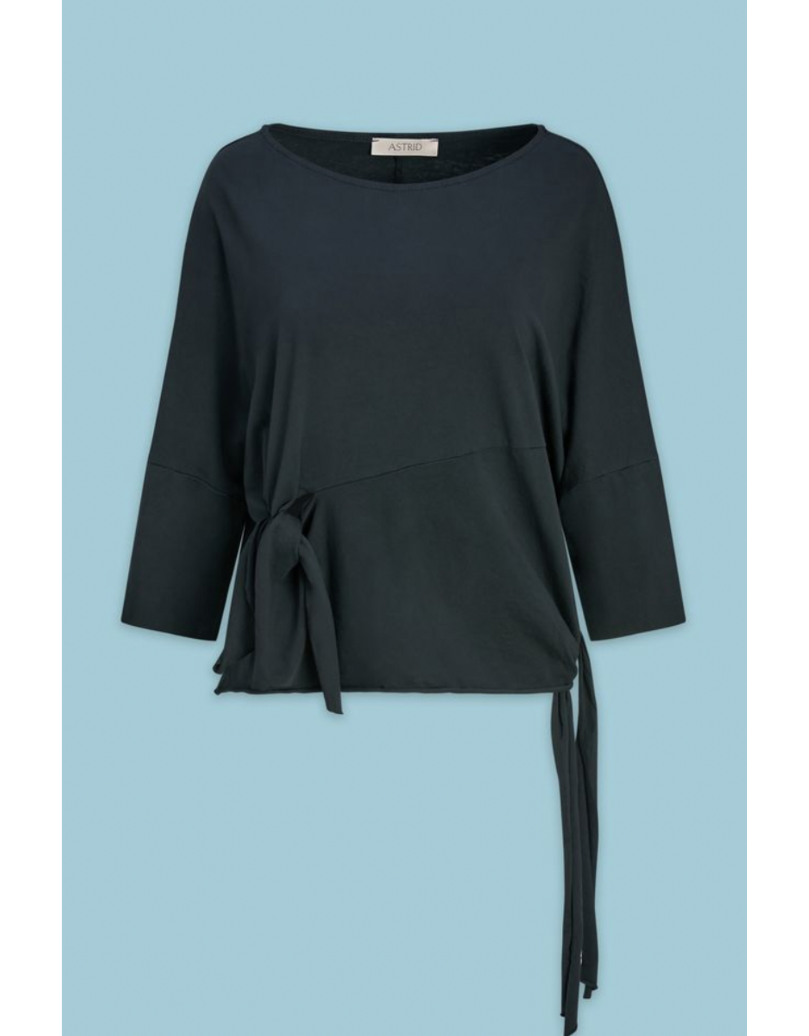 Astrid Astrid - 3/4 Sleeve Top (Black)