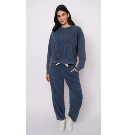 RD Style RD Style - Silco Denim Look French Terry Pants (Denim Blue)