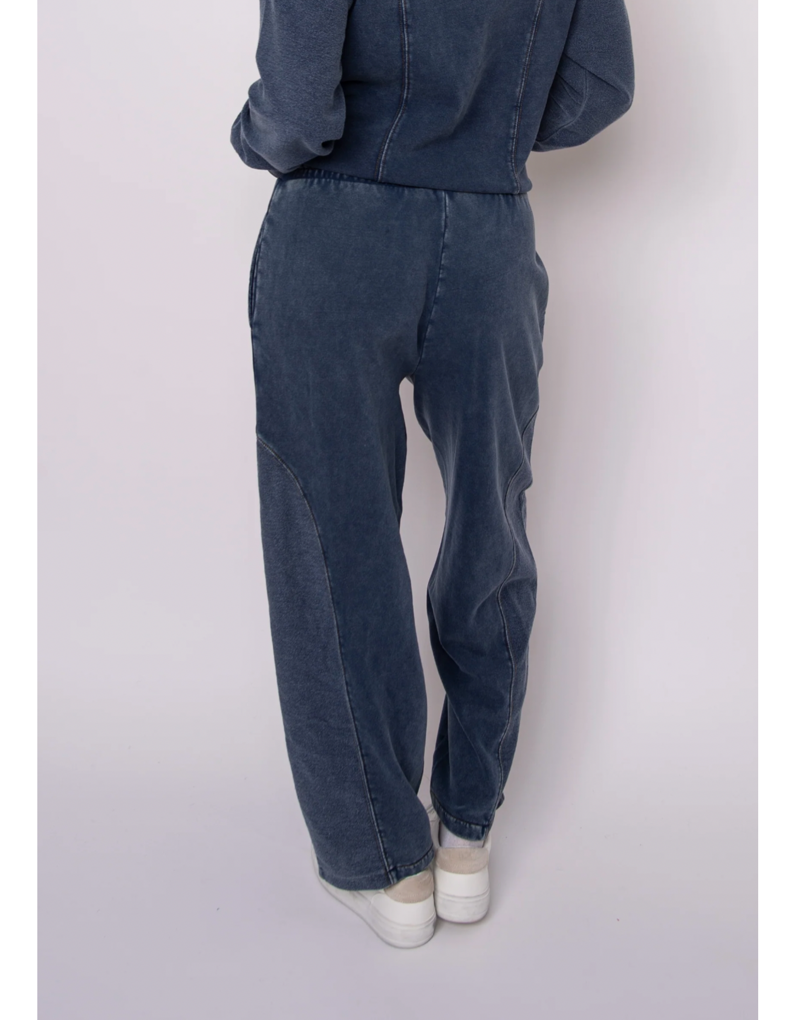 RD Style RD Style - Silco Denim Look French Terry Pants (Denim Blue)