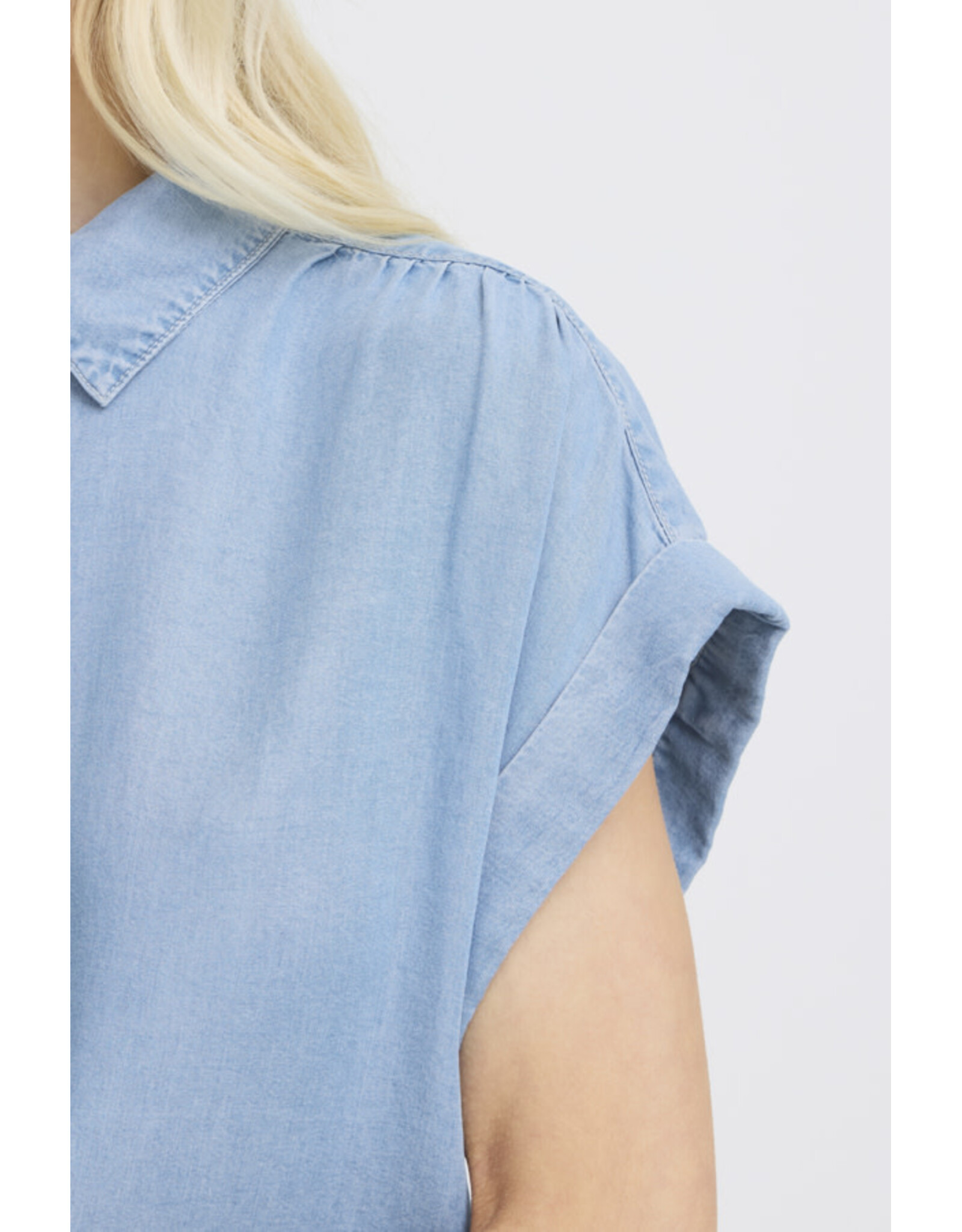 b.young b.young - Kosmo Shirt 3 (Light Blue Denim)