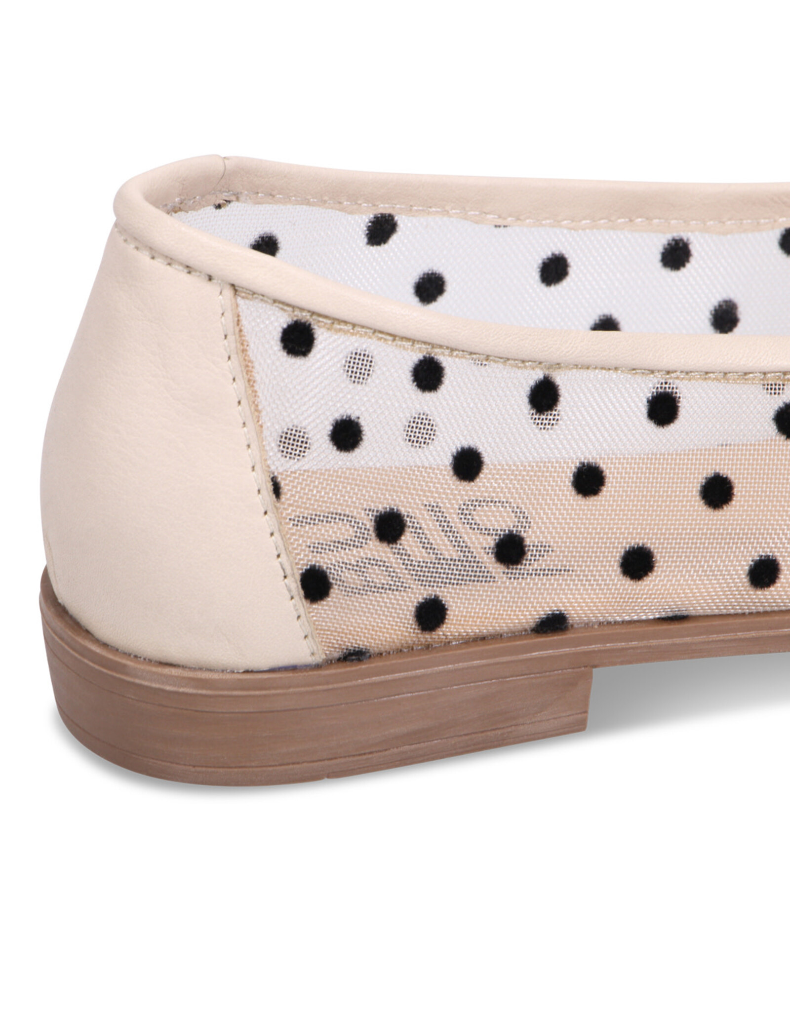 Bueno Bueno - Babs Polka Dot Flat (Cream Combo)