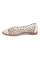 Bueno Bueno - Babs Polka Dot Flat (Cream Combo)