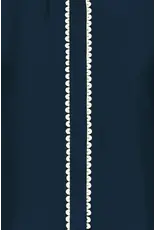 ICHI ICHI - Leni Short Sleeve Button Up (Total Eclipse)