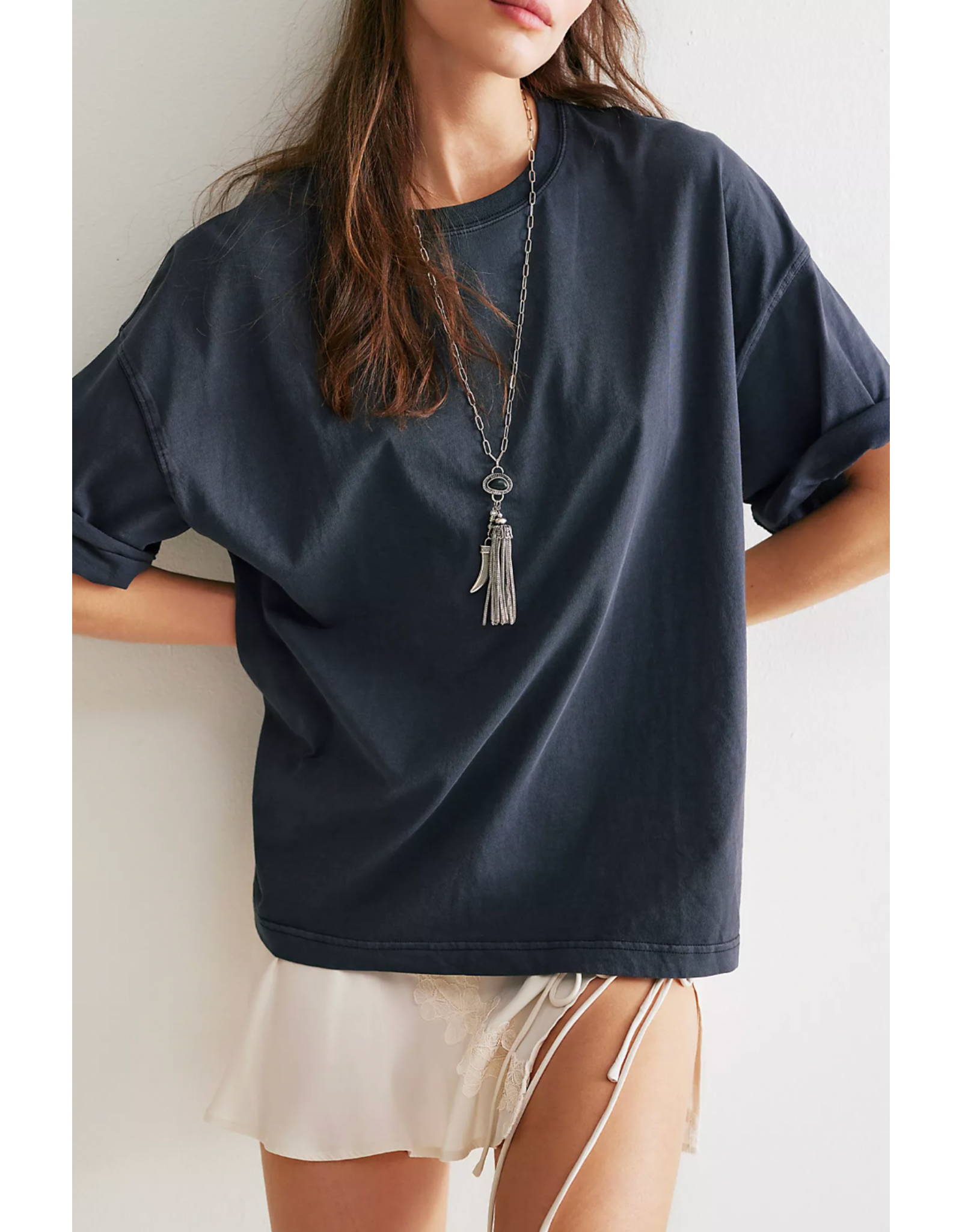 Free people Free People - We The Free Perfect Oversized Tee (Black)