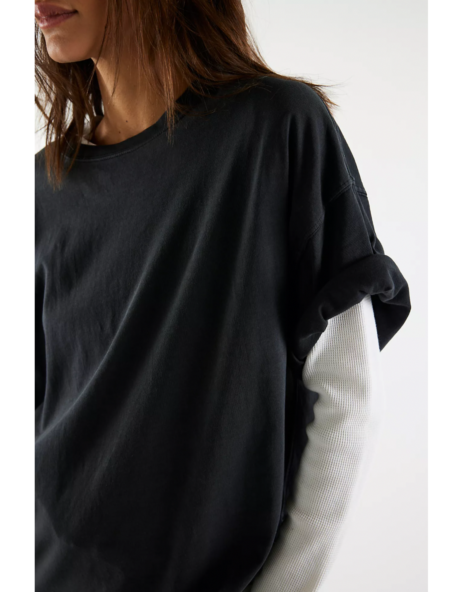 Free people Free People - We The Free Perfect Oversized Tee (Black)