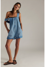 Free people Free People - Jude One Piece Shortalls (Light Indigo)