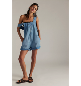 Free people Free People - Jude One Piece Shortalls (Light Indigo)