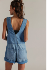 Free people Free People - Jude One Piece Shortalls (Light Indigo)