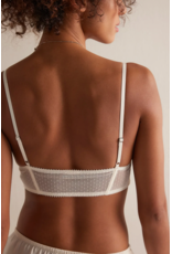 Free people Free People - Fiona Mesh Longline Bralette (White Alyssum)