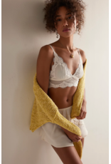 Free people Free People - Fiona Mesh Longline Bralette (White Alyssum)