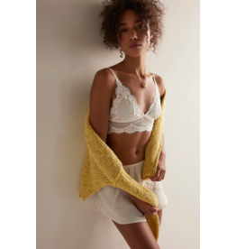 Free people Free People - Fiona Mesh Longline Bralette (White Alyssum)