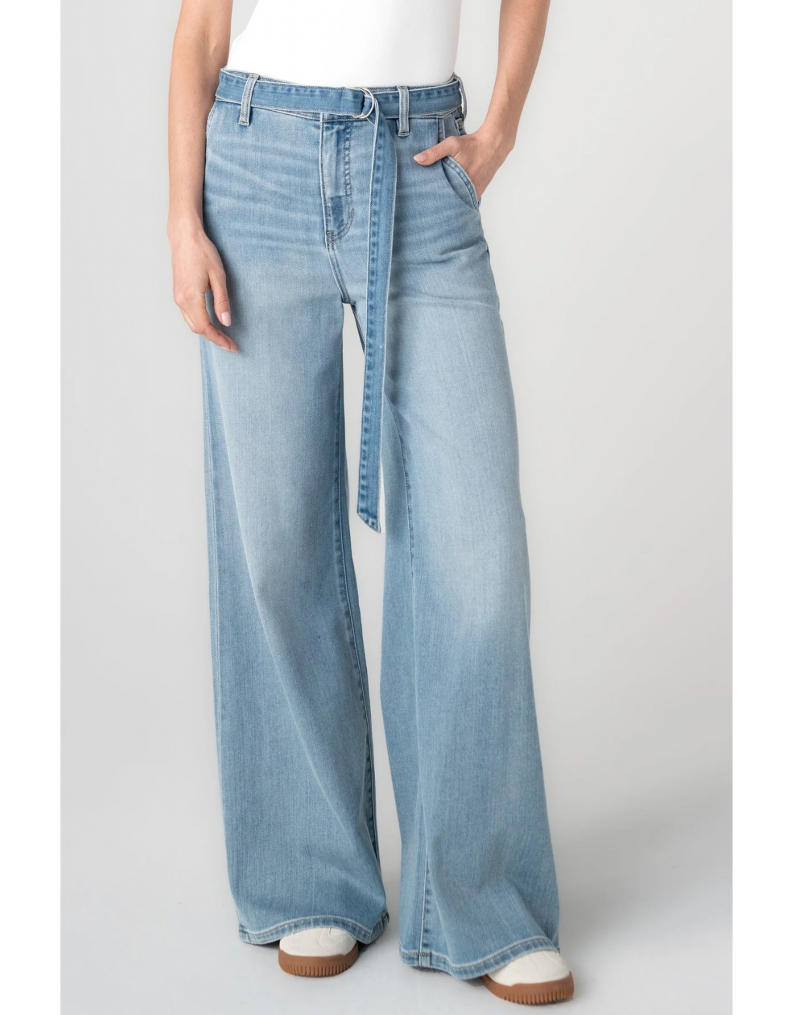 Liverpool Liverpool - High Rise Super Stride with belt (32" - Tide Pools)