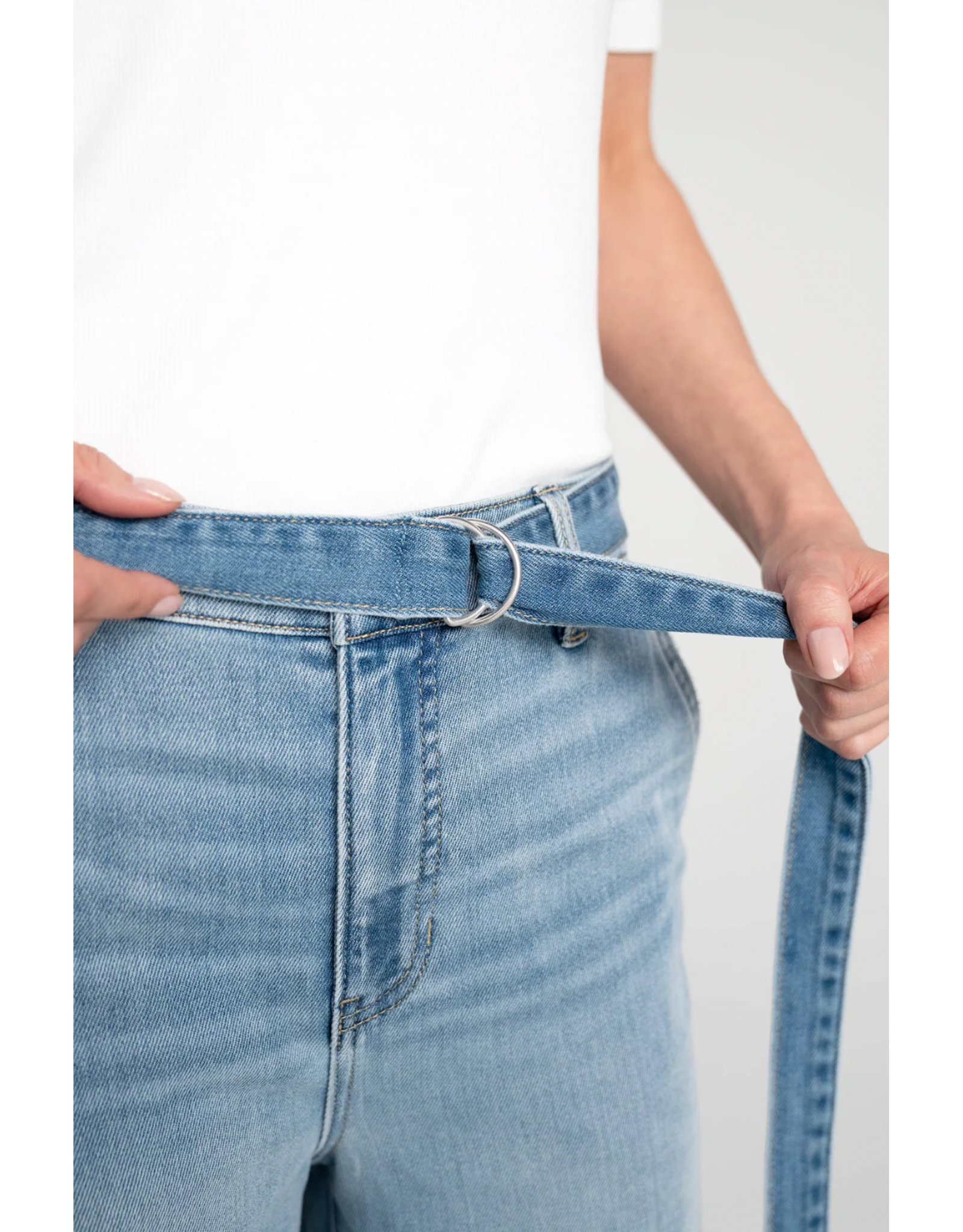 Liverpool Liverpool - High Rise Super Stride with belt (32" - Tide Pools)