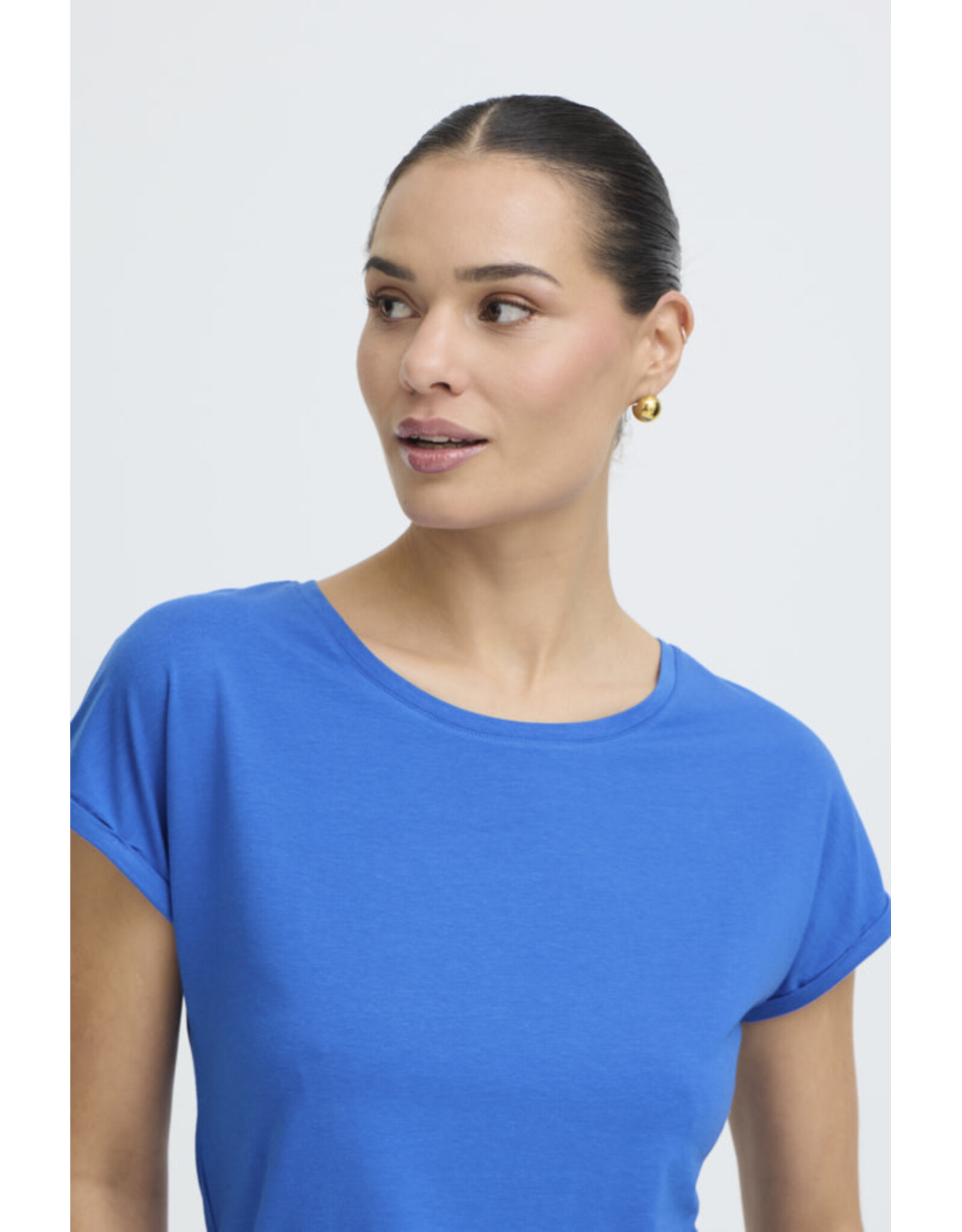 b.young b.young - Pamila Jersey Tee (Nebulas Blue)