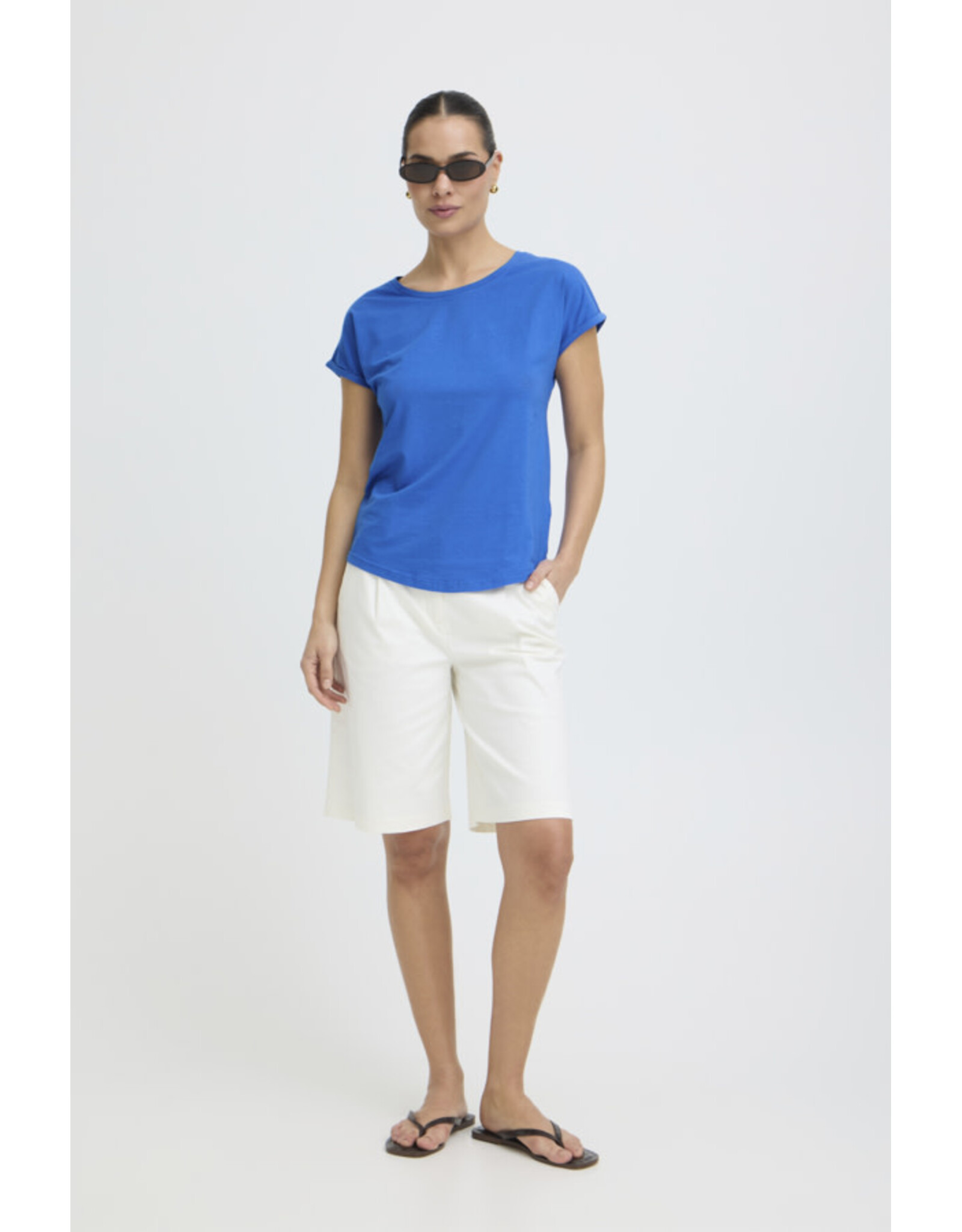 b.young b.young - Pamila Jersey Tee (Nebulas Blue)