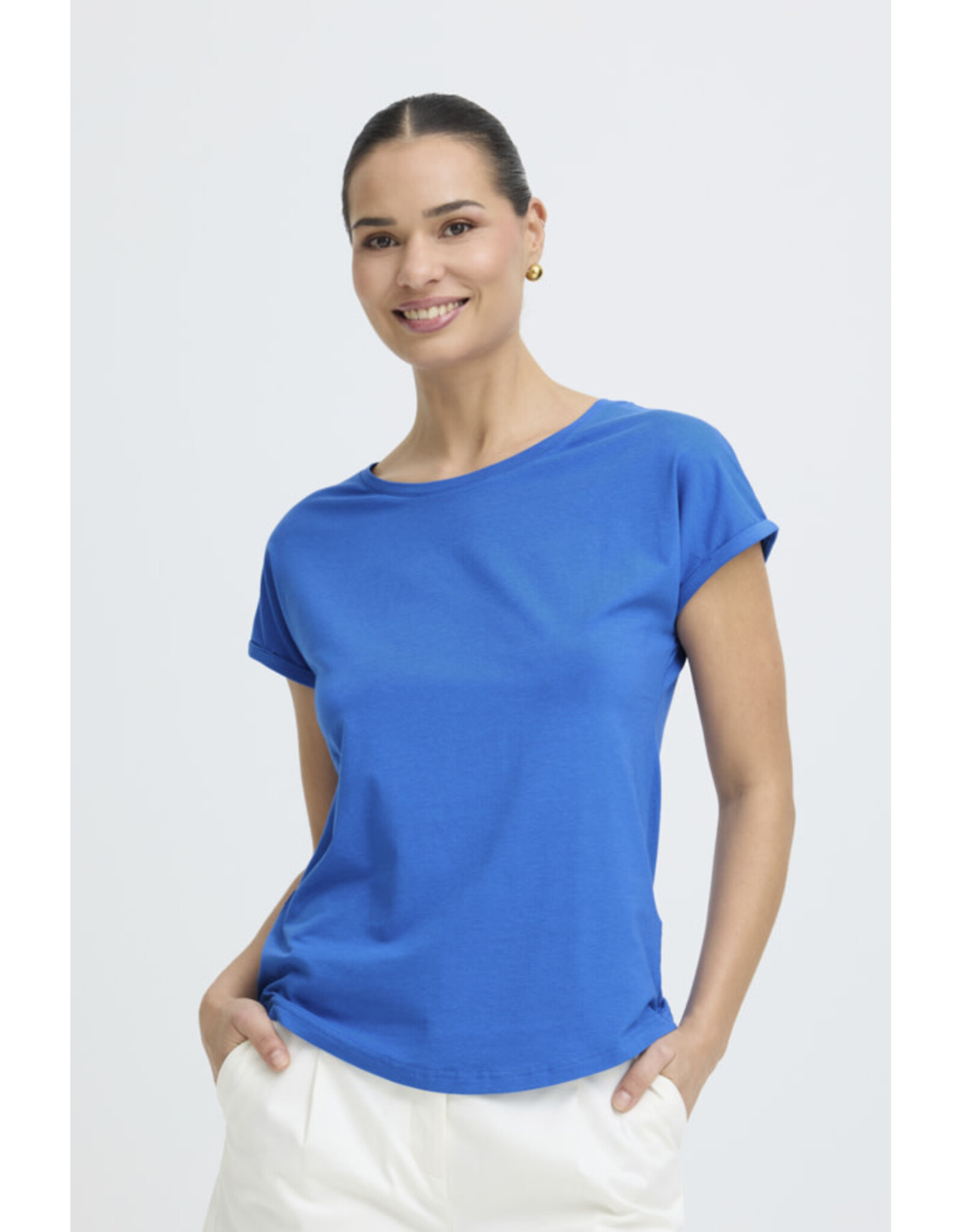 b.young b.young - Pamila Jersey Tee (Nebulas Blue)