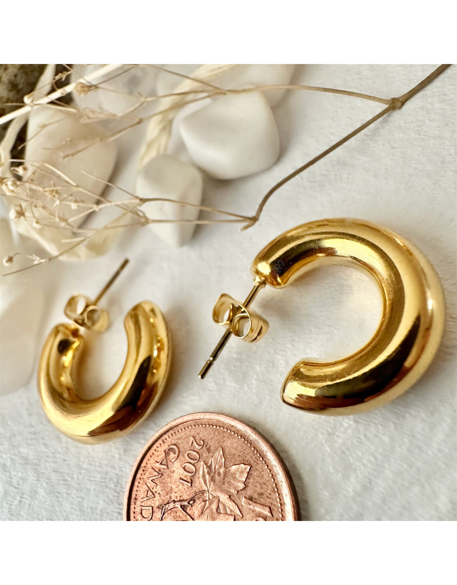 Pika & Bear Pika & Bear - "Mayari" 20mm Chunky Hoops