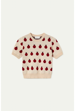 Compania Fantastica Compania Fantastica -  Ladybug Print Short Sleeve Sweater