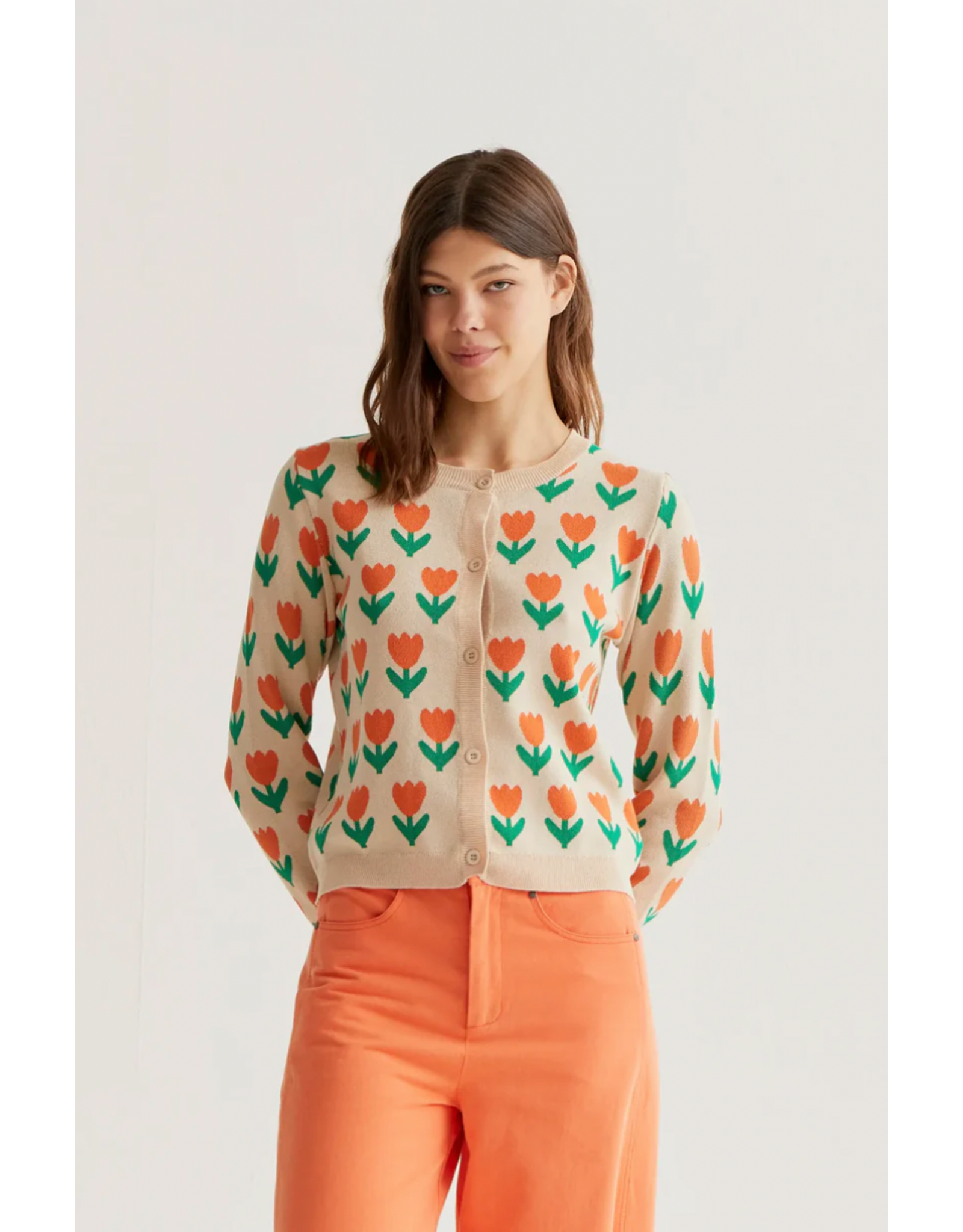 Compania Fantastica Compania Fantastica -  Tulip Print Cardigan