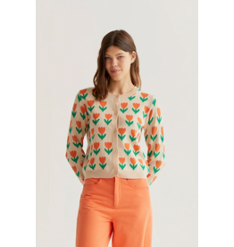 Compania Fantastica Compania Fantastica -  Tulip Print Cardigan