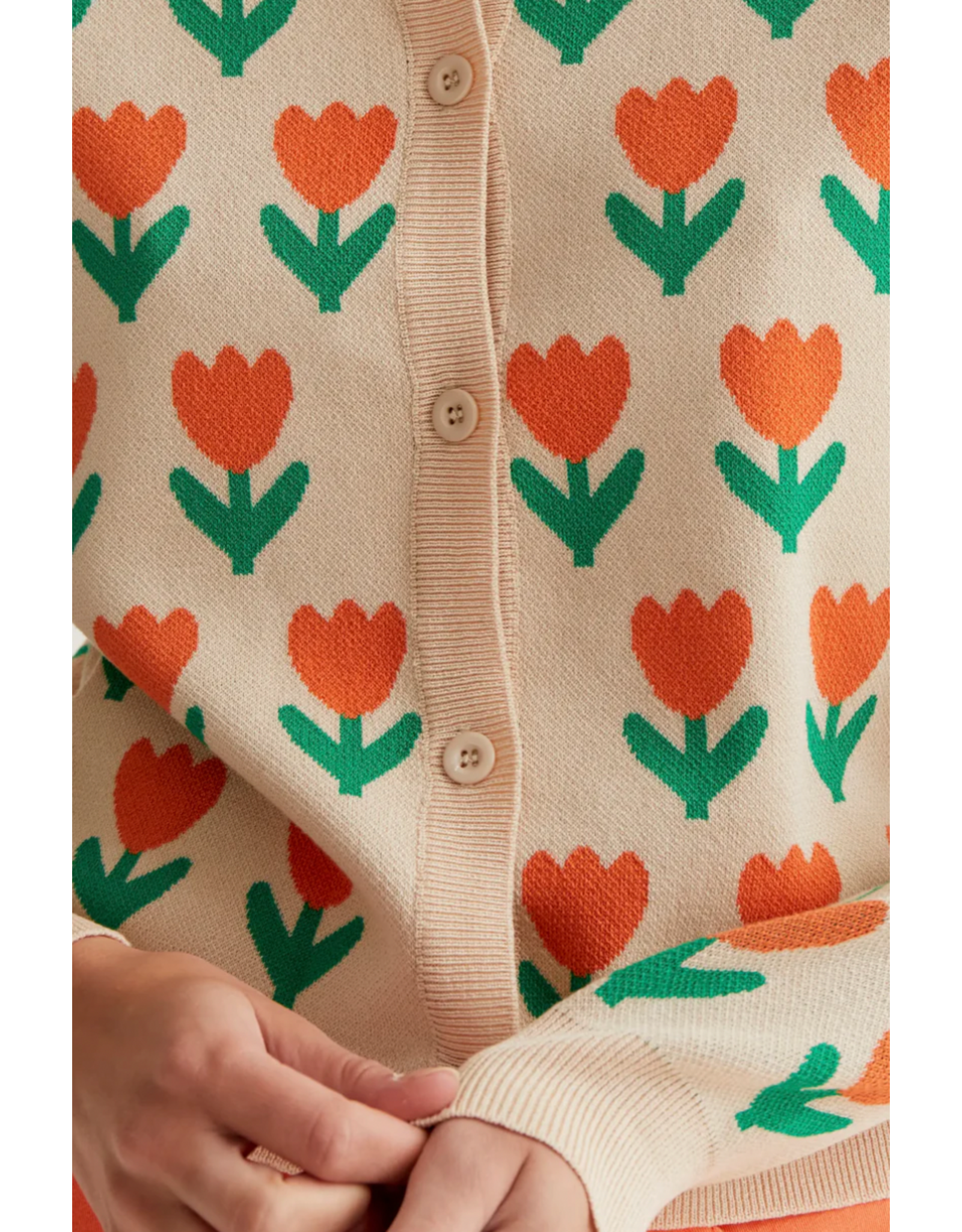 Compania Fantastica Compania Fantastica -  Tulip Print Cardigan