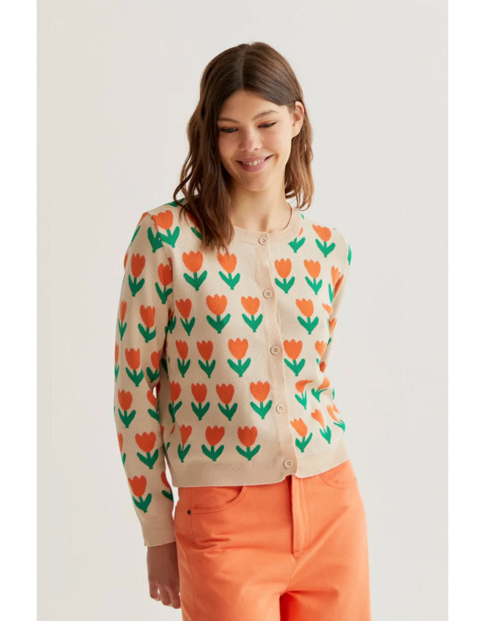 Compania Fantastica Compania Fantastica -  Tulip Print Cardigan